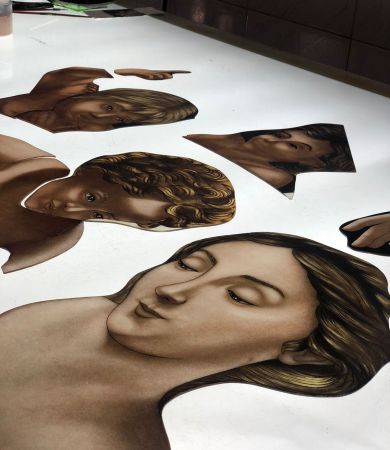 Um pouco sobre pintura de peles nos vitrais